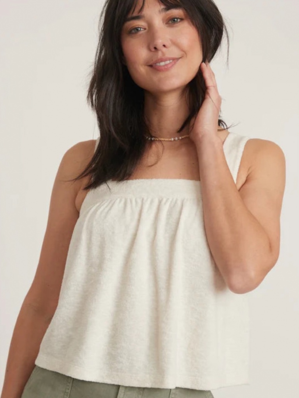 Marine layer terry out tank top